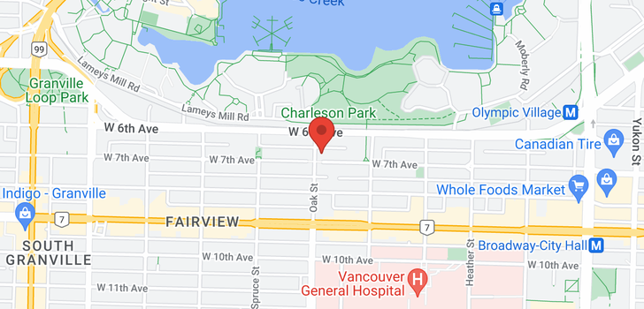 map of 115 995 W 7TH AVENUE